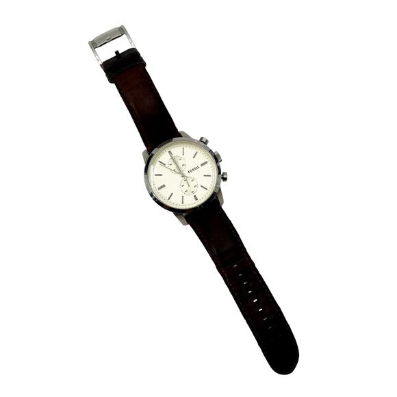 Fossil Brown Leather Strap Watch - Picture 1 of 4